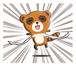 fox and raccoon dog! sticker #11130935