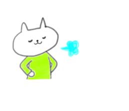 Faintly a balloon cat edition sticker #11131161