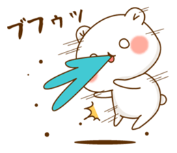 Vulgar bear VS Stinging tongue seal3.4 sticker #11132107