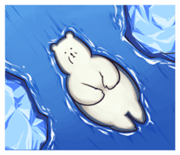 - Mr. WHITE BEAR - sticker #11132694