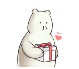 - Mr. WHITE BEAR - sticker #11132695