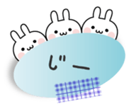 The message of little pretty rabbit sticker #11132911