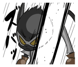 Hero rabbit! sticker #11133117