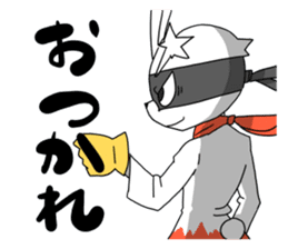 Hero rabbit! sticker #11133120