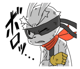 Hero rabbit! sticker #11133124