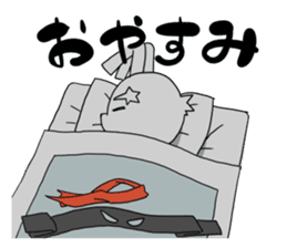 Hero rabbit! sticker #11133125