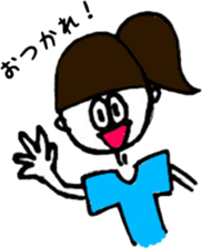 M girls sticker #11133182