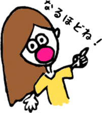 M girls sticker #11133193