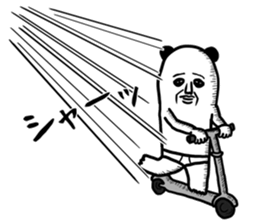 panda ossan 3 sticker #11134251