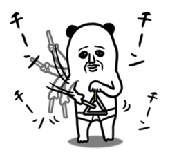 panda ossan 3 sticker #11134260