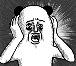 panda ossan 3 sticker #11134261