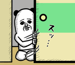 panda ossan 3 sticker #11134264