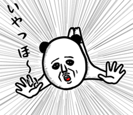 panda ossan 3 sticker #11134270