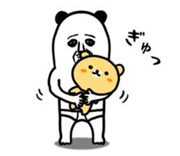 panda ossan 3 sticker #11134278
