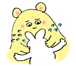 Funny creatures facial performance! sticker #11134414