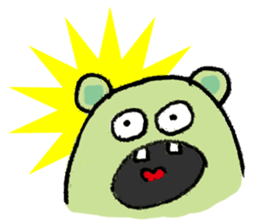 Funny creatures facial performance! sticker #11134426