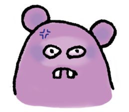 Funny  creatures facial performance! sticker #11134428