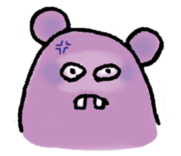 Funny creatures facial performance! sticker #11134428