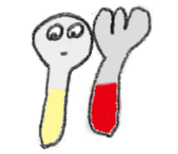 Funny creatures facial performance! sticker #11134444