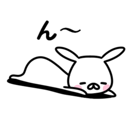 The rabbit which wants you to mind sticker #11135950
