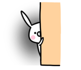 The rabbit which wants you to mind sticker #11135954