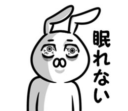 The rabbit which wants you to mind sticker #11135969