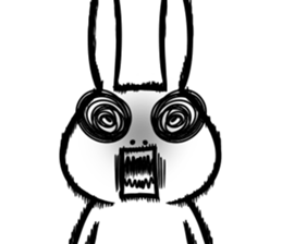The rabbit which wants you to mind sticker #11135982