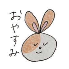 Omochi-rabbits sticker #11136105
