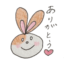Omochi-rabbits sticker #11136106