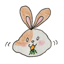 Omochi-rabbits sticker #11136109