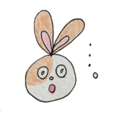 Omochi-rabbits sticker #11136116