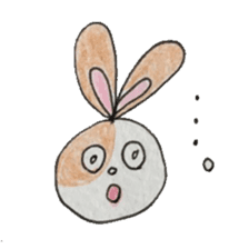 Omochi-rabbits sticker #11136116