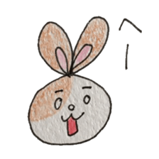 Omochi-rabbits sticker #11136120