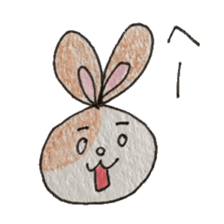 Omochi-rabbits sticker #11136120