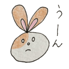 Omochi-rabbits sticker #11136121