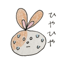 Omochi-rabbits sticker #11136122