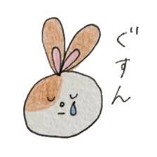 Omochi-rabbits sticker #11136125