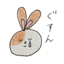 Omochi-rabbits sticker #11136125