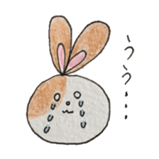 Omochi-rabbits sticker #11136126