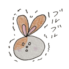 Omochi-rabbits sticker #11136127