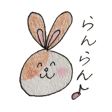 Omochi-rabbits sticker #11136131