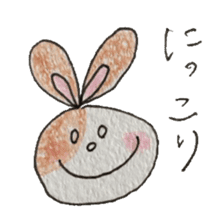 Omochi-rabbits sticker #11136133