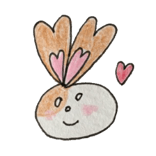 Omochi-rabbits sticker #11136134