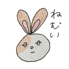 Omochi-rabbits sticker #11136137
