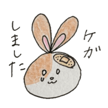 Omochi-rabbits sticker #11136141