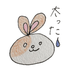 Omochi-rabbits sticker #11136143
