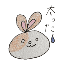 Omochi-rabbits sticker #11136143
