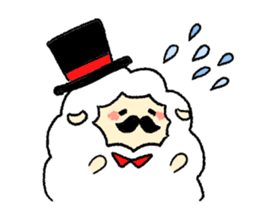 Cap Animals Stamps sticker #11136525