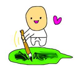 The speech balloons KARATE sticker #11136544