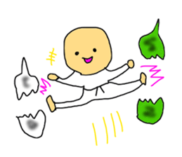 The speech balloons KARATE sticker #11136548